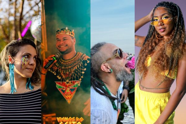Cantores que estarão no evento “Me Beija no Bloco”