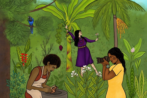 Projeto Arte na Mata seleciona mulheres para intercâmbio com o tema Mata Atlântica