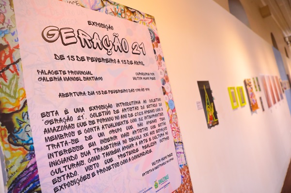 A exposição "Geração 21", que fica em cartaz do dia 15 de fevereiro ao dia 15 de abril, na galeria Manoel Santiago, do Palacete Provincial mostra novos artistas