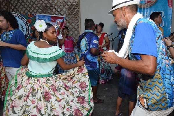 Marabaixo da aceitação abre a programação do ciclo do marabaixo, no Barracão Tia Gertrudes.