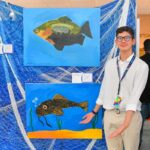 Estudante autista faz exposição 'Peixes da Amazônia' na Aleam