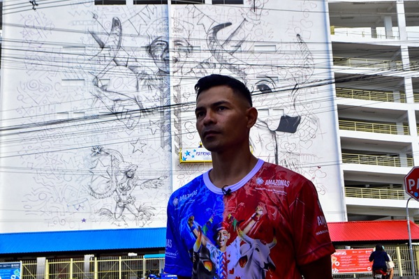 Festival de Parintins 2024: Novo Mural do Bumbódromo já está em fase final de produção