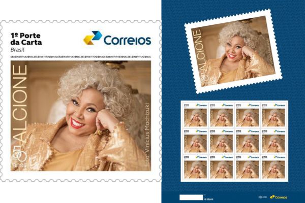 Alcione ganha homenagem dos Correios com selo institucional_Portal Cultura Amazônica