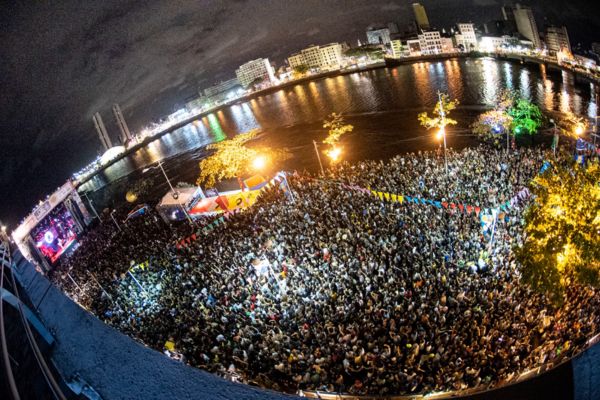 Vista aérea da úlitma edição do Festival Rec-Beat