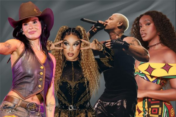 Artistas nacionais que participarão do Sou Manaus: Ana Castela, Glória Groover, Filipe Ret e Iza.